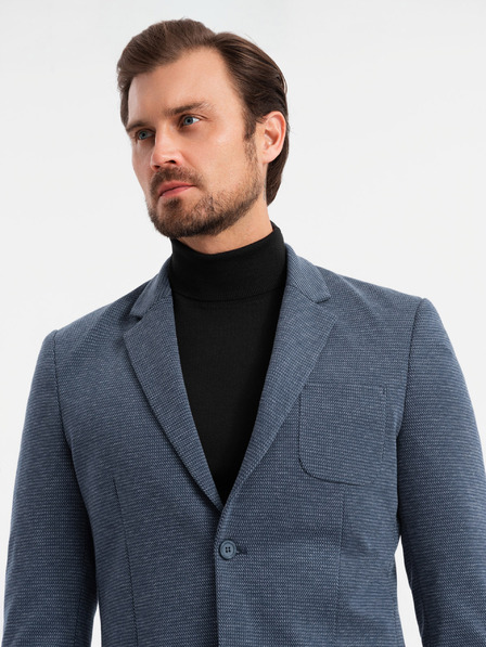 Ombre Clothing Férfi strukturált kötött kötött kötött kabát Ombre ruházat