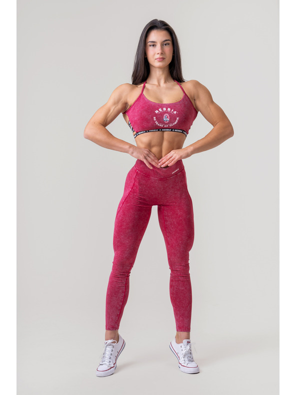 Nebbia Mosott leggings magas derék LEGACY 777 XS XS,piros
