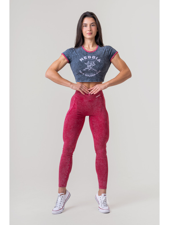 Nebbia Mosott leggings magas derék LEGACY 777 XS XS,piros