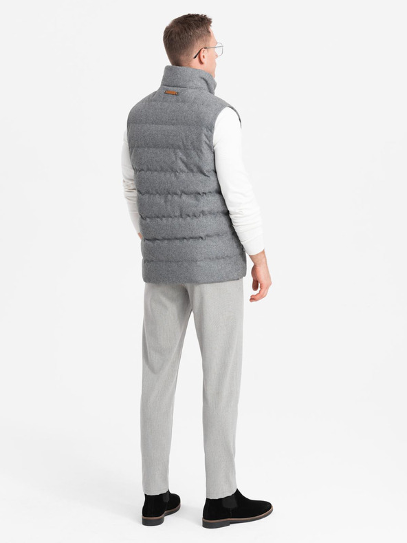 Ombre Clothing Ombre Clothing férfi steppelt mellény