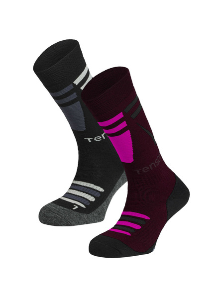 Tenson Unisex sí zokni, 2 db TENSON Core sí zokni 2 db sötétlila