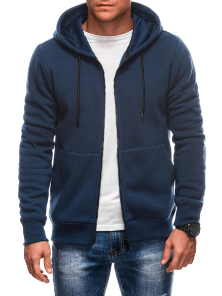 Edoti Férfi BASIC cipzáras kapucnis pulóver kapucnival Edoti