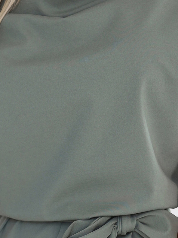 numoco Numoco ROXI ruha aszimmetrikus szoknyával és övvel