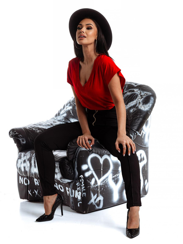 Edoti Piros női póló Edoti