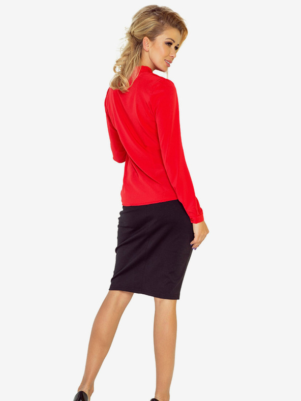 numoco Piros női blúz Numoco szövéssel