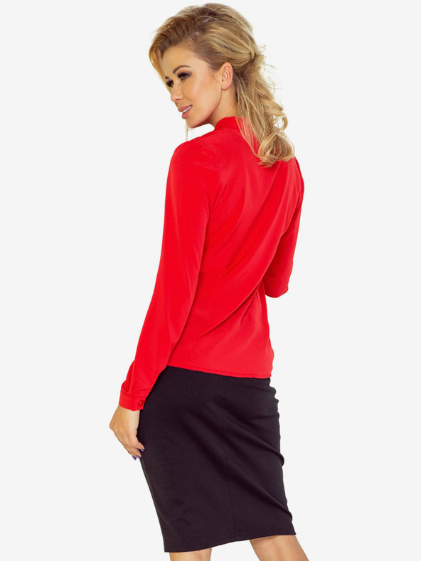 numoco Piros női blúz Numoco szövéssel