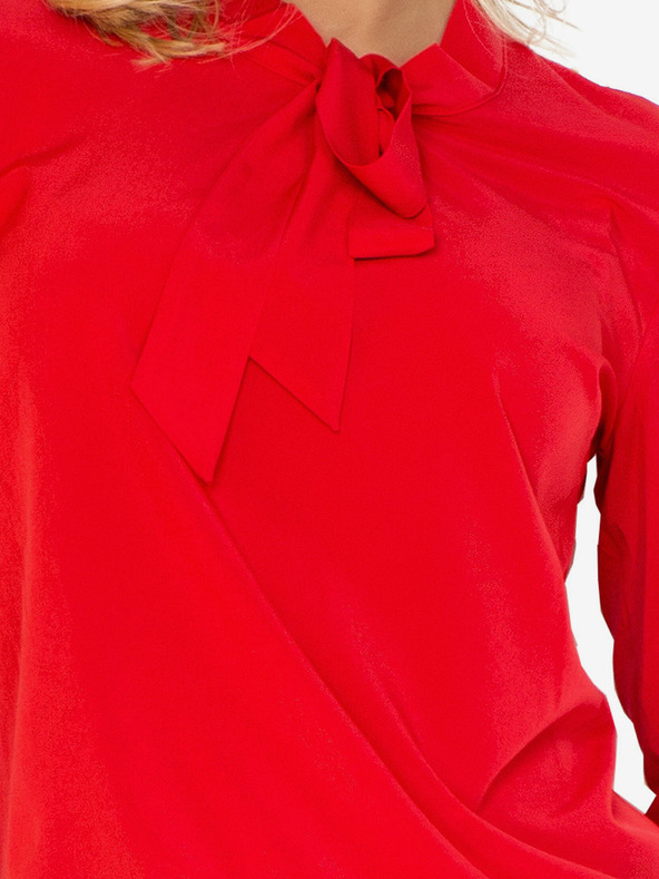 numoco Piros női blúz Numoco szövéssel