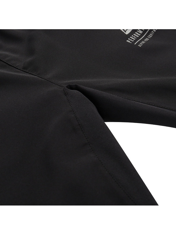 ALPINE PRO Gyerek gyorsszárító nadrág ALPINE PRO ZERECO fekete