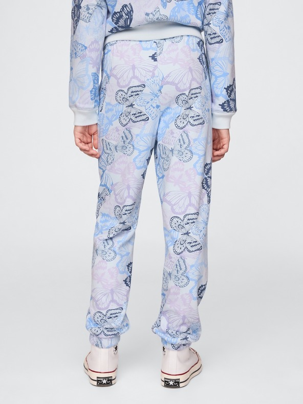 GAP Gyerek fleece sportnadrág logóval army GAP