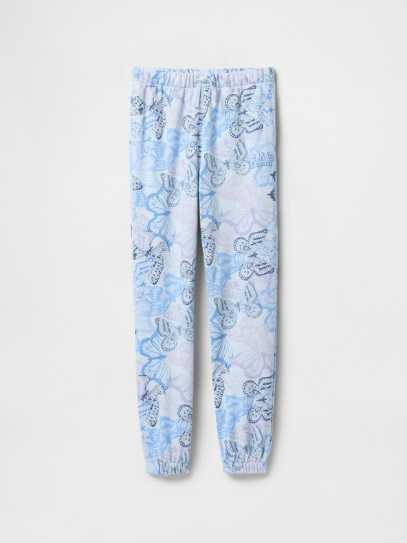 GAP Gyerek fleece sportnadrág logóval army GAP