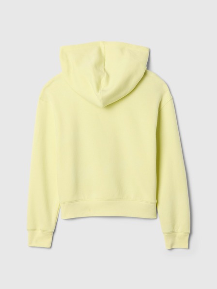 GAP Gyerek pulóver logóval és fleece béléssel GAP