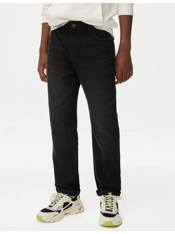 Marks & Spencer Laza farmer 100% pamutból (6–16 éves) Marks & Spencer fekete