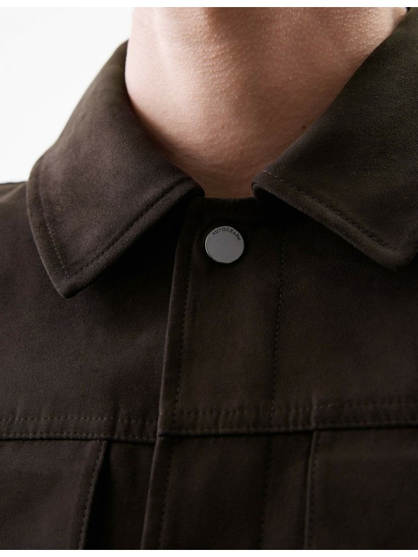 Marks & Spencer Művelúr ing Marks & Spencer barna