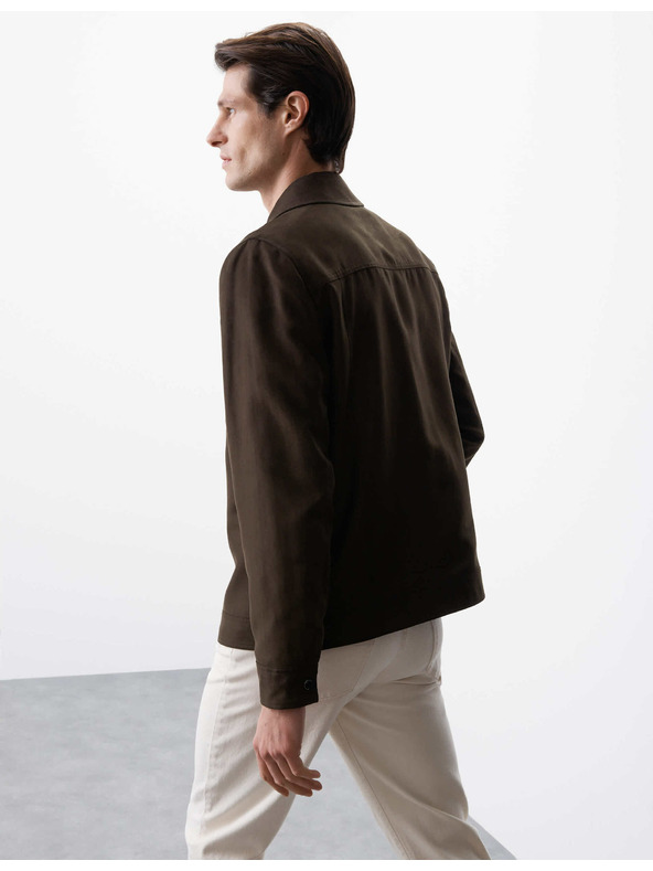 Marks & Spencer Művelúr ing Marks & Spencer barna