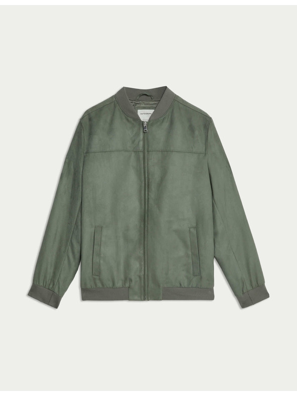 Marks & Spencer Bomber dzseki művelúrból Marks & Spencer zöld