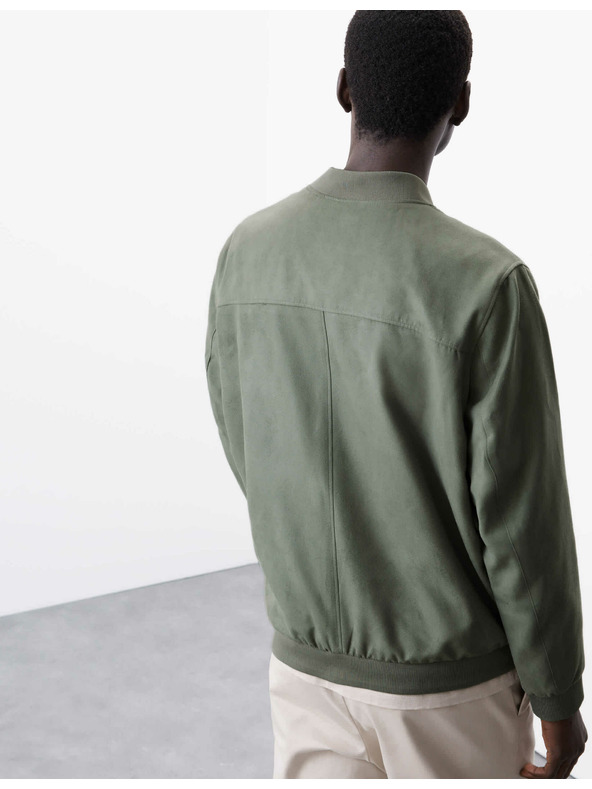 Marks & Spencer Bomber dzseki művelúrból Marks & Spencer zöld