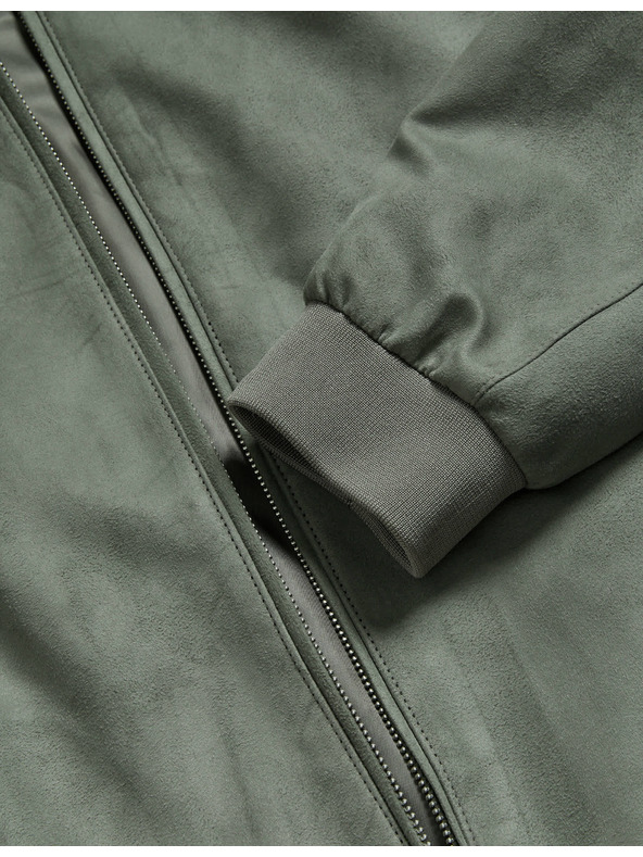 Marks & Spencer Bomber dzseki művelúrból Marks & Spencer zöld