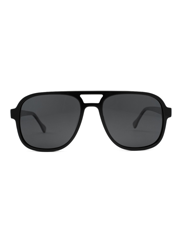 Horsefeathers Napszemüveg Corp - fényes fekete/szürke HORSEFEATHERS