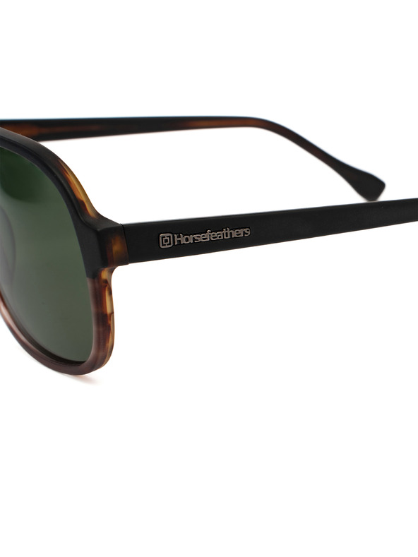 Horsefeathers Corp napszemüveg - matt havanna/szürke zöld HORSEFEATHERS