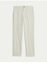 Marks & Spencer Len keverék chino nadrág, normál szabás Marks & Spencer fekete