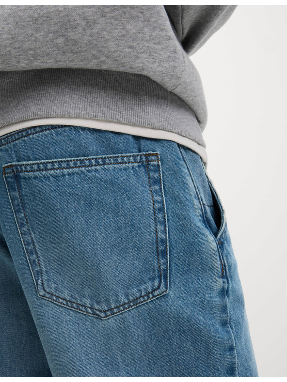 Marks & Spencer Könnyű farmer rövidnadrág egyenes szabással Marks & Spencer kék