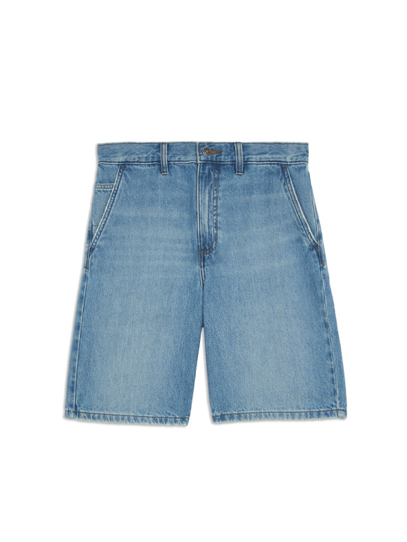 Marks & Spencer Könnyű farmer rövidnadrág egyenes szabással Marks & Spencer kék