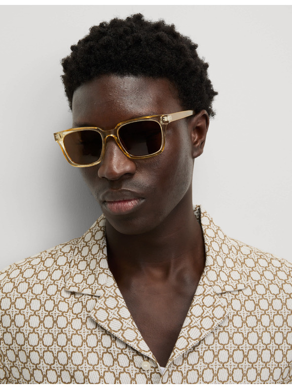 Marks & Spencer Hímzött ing magas pamuttartalommal Marks & Spencer törtfehér