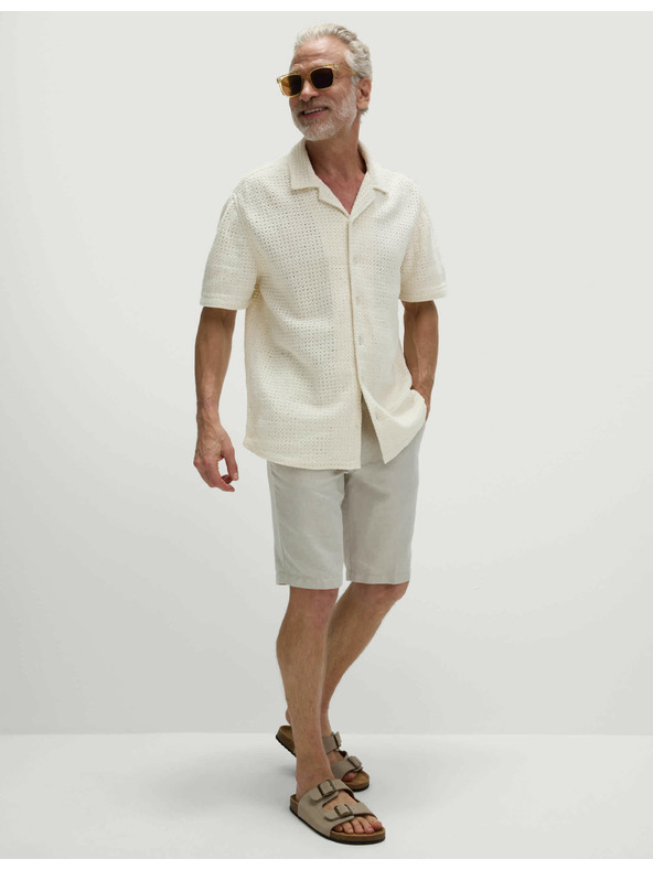 Marks & Spencer Horgolt ing tiszta pamutból Marks & Spencer törtfehér