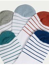 Marks & Spencer 5 páras csíkos rövid Trainer Liners™ zokni Cool & Fresh™ technológiával, Marks & Spencer