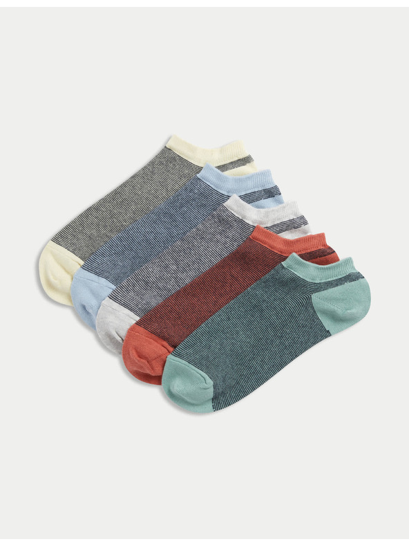 Marks & Spencer 5 páras Trainer Liners™ zokni Cool & Fresh™ technológiával