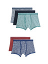 Marks & Spencer Mintás 5 darabos boxer alsónadrág magas pamuttartalommal és Cool & Fresh™ technológiával, Marks & Spencer többszínű
