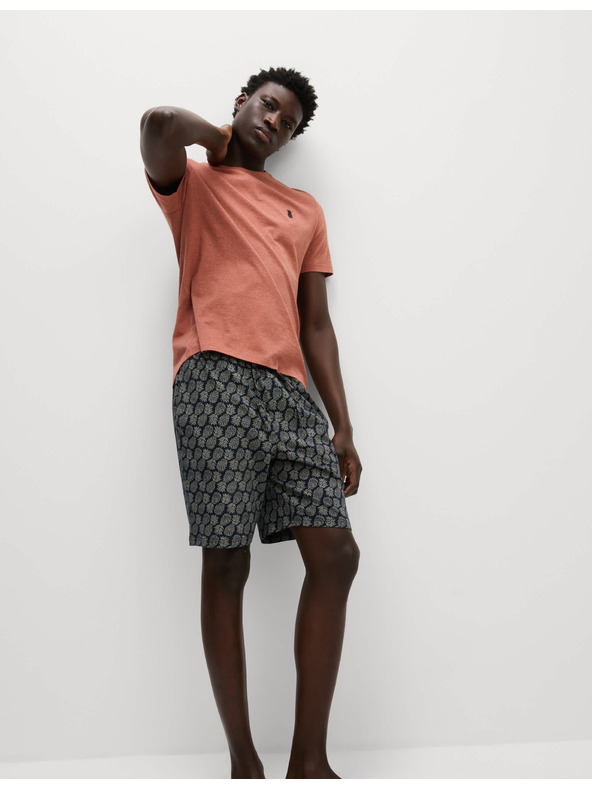 Marks & Spencer Ananász mintás 100% pamut pizsama szett Marks & Spencer tengerkék