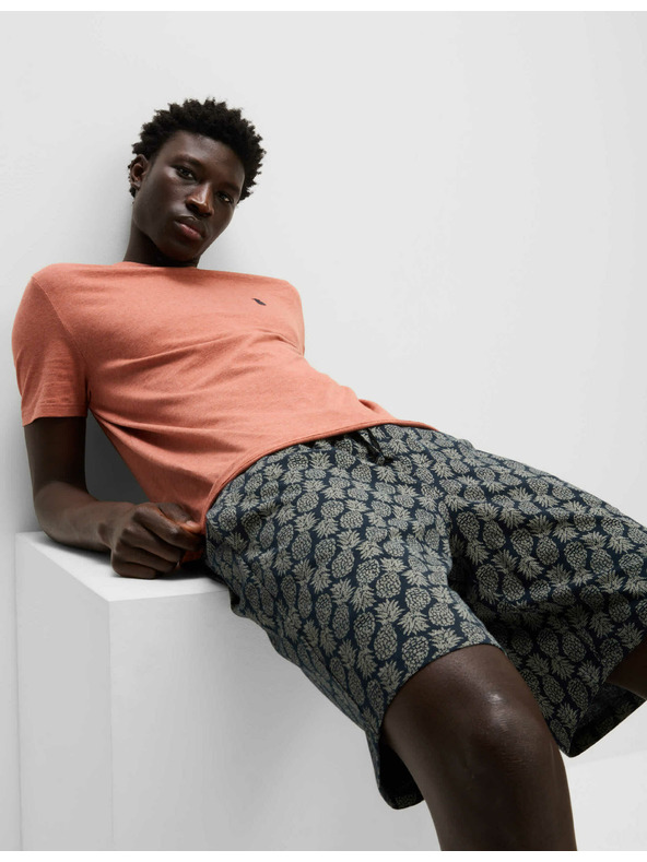 Marks & Spencer Ananász mintás 100% pamut pizsama szett Marks & Spencer tengerkék