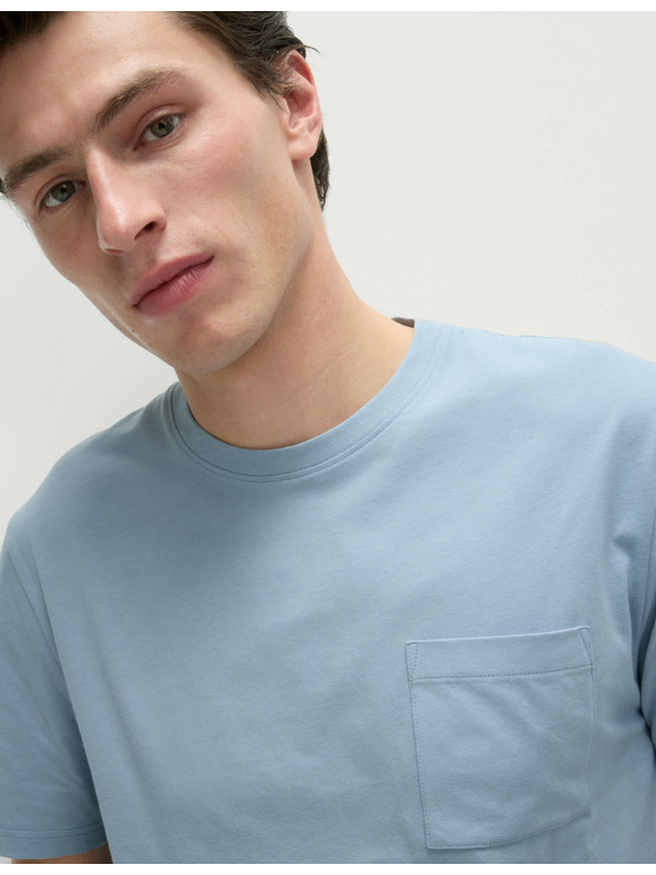 Marks & Spencer Pálmamintás 100% pamut pizsama szett Marks & Spencer kék