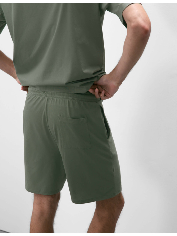 Marks & Spencer Supima® pamut és modal pizsama rövidnadrág Marks & Spencer zöld