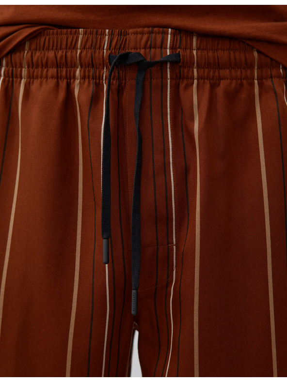 Marks & Spencer 100% lyocell csíkos pizsama nadrág Marks & Spencer barna