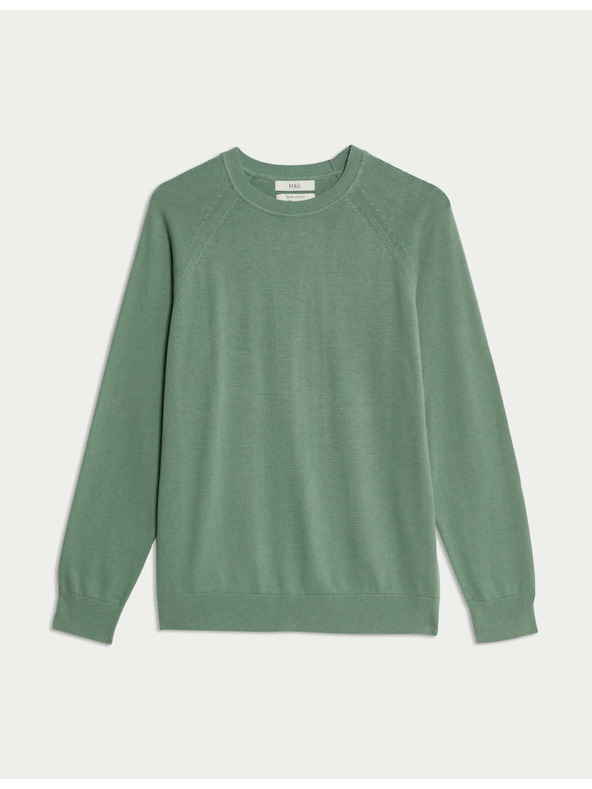 Marks & Spencer 100% pamut garbó nyakú pulóver Marks & Spencer