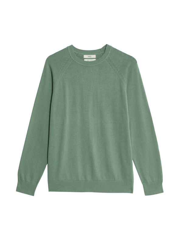 Marks & Spencer 100% pamut garbó nyakú pulóver Marks & Spencer