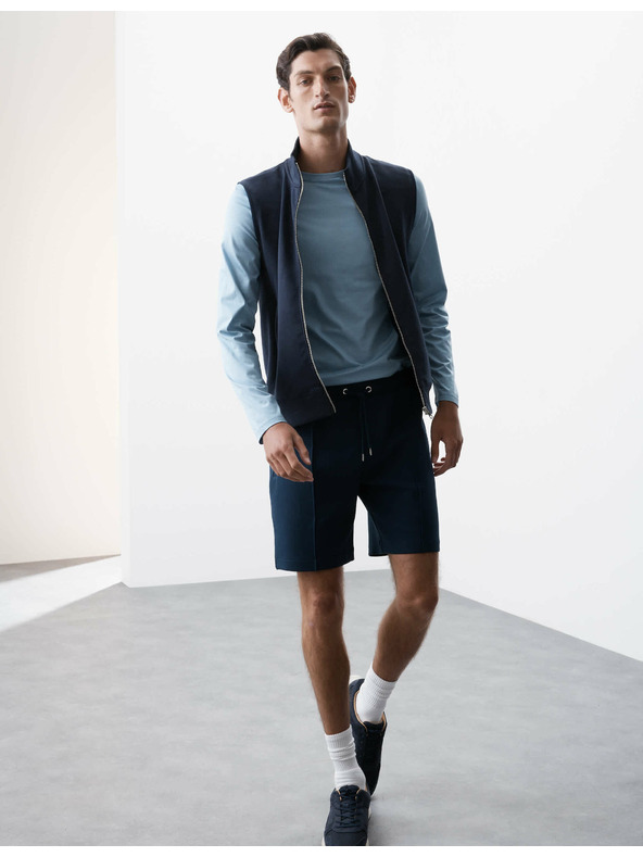 Marks & Spencer Mellény magas pamuttartalommal Marks & Spencer tengerkék