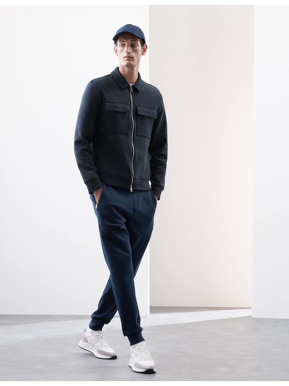 Marks & Spencer Magas pamuttartalmú zakó Marks & Spencer tengerkék