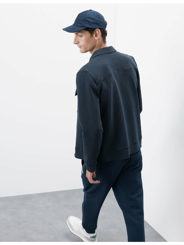 Marks & Spencer Magas pamuttartalmú zakó Marks & Spencer tengerkék