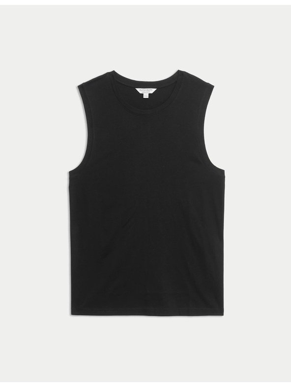 Marks & Spencer 100% Supima® pamut nyakú trikó Marks & Spencer fekete