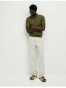 Marks & Spencer Knitted polo shirt with high cotton content Marks & Spencer green