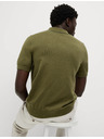 Marks & Spencer Knitted polo shirt with high cotton content Marks & Spencer green