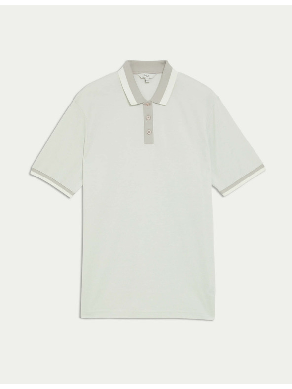 Marks & Spencer Soft polo shirt Marks & Spencer beige