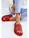 BIG STAR SHOES Női Big Star piros papucs