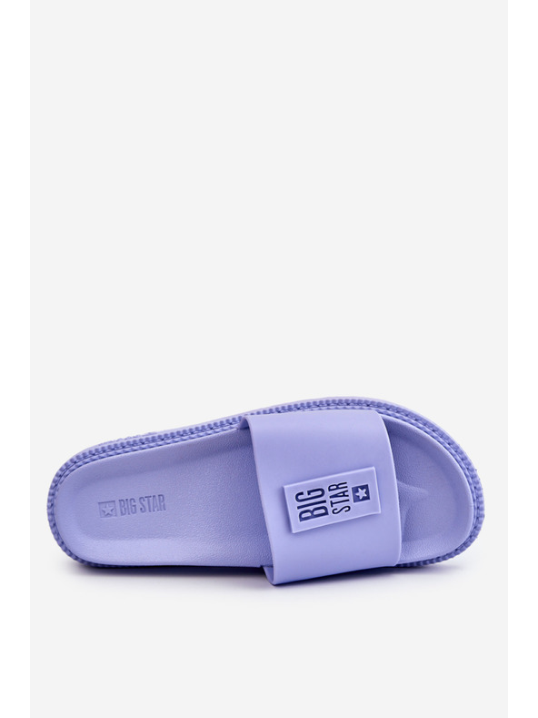 BIG STAR SHOES Női divatos Big Star papucs - világos lila: