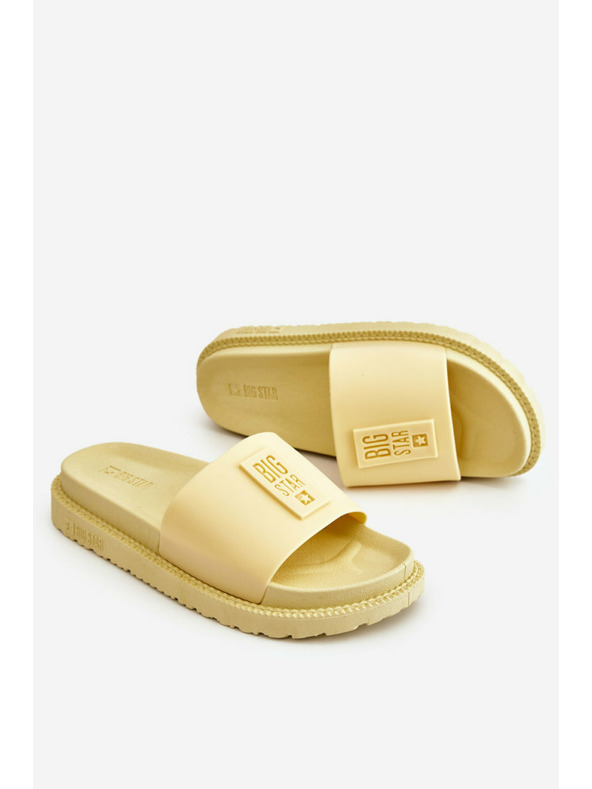 BIG STAR SHOES Női Big Star papucs - sárga