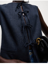 Marks & Spencer Linen vest with front tie Marks & Spencer