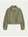Marks & Spencer Suede relaxed Harrington jacket Marks & Spencer brown